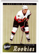2001-02 Upper Deck Vintage Rookie #291 Chris Neil Ottawa Senators